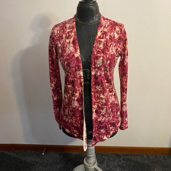 Garnet Hill Multi Color Cardigan, size Small - Picture 1 of 2